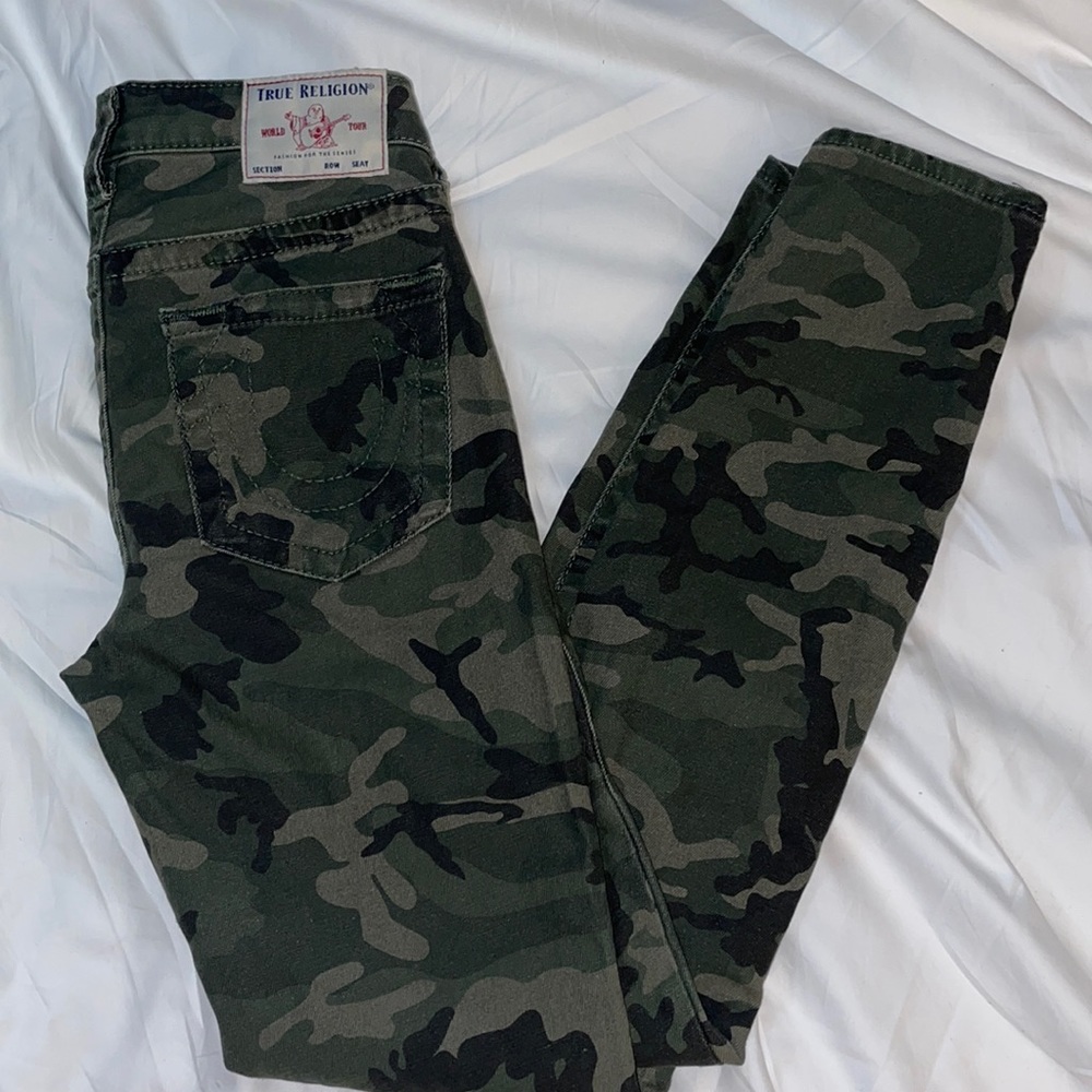 New true religion Halle camo jeans as 26